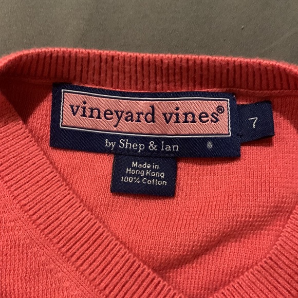 Vineyard Vines Size 7 100% Cotton - Picture 4 of 4